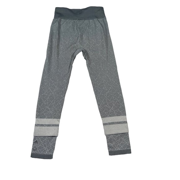 Adidas Wanderlust Seamless High-rise Leggings Gray Size M - Picture 2 of 5